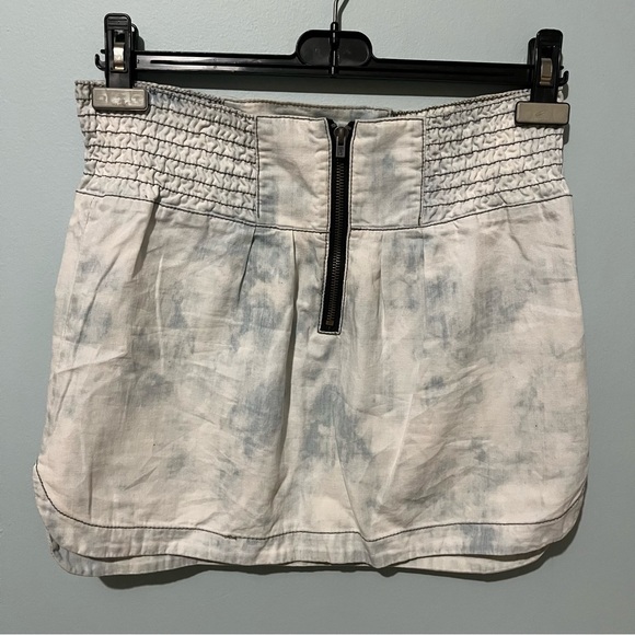 Roxy Sky Blue Acid Wash Skirt - Picture 2 of 13